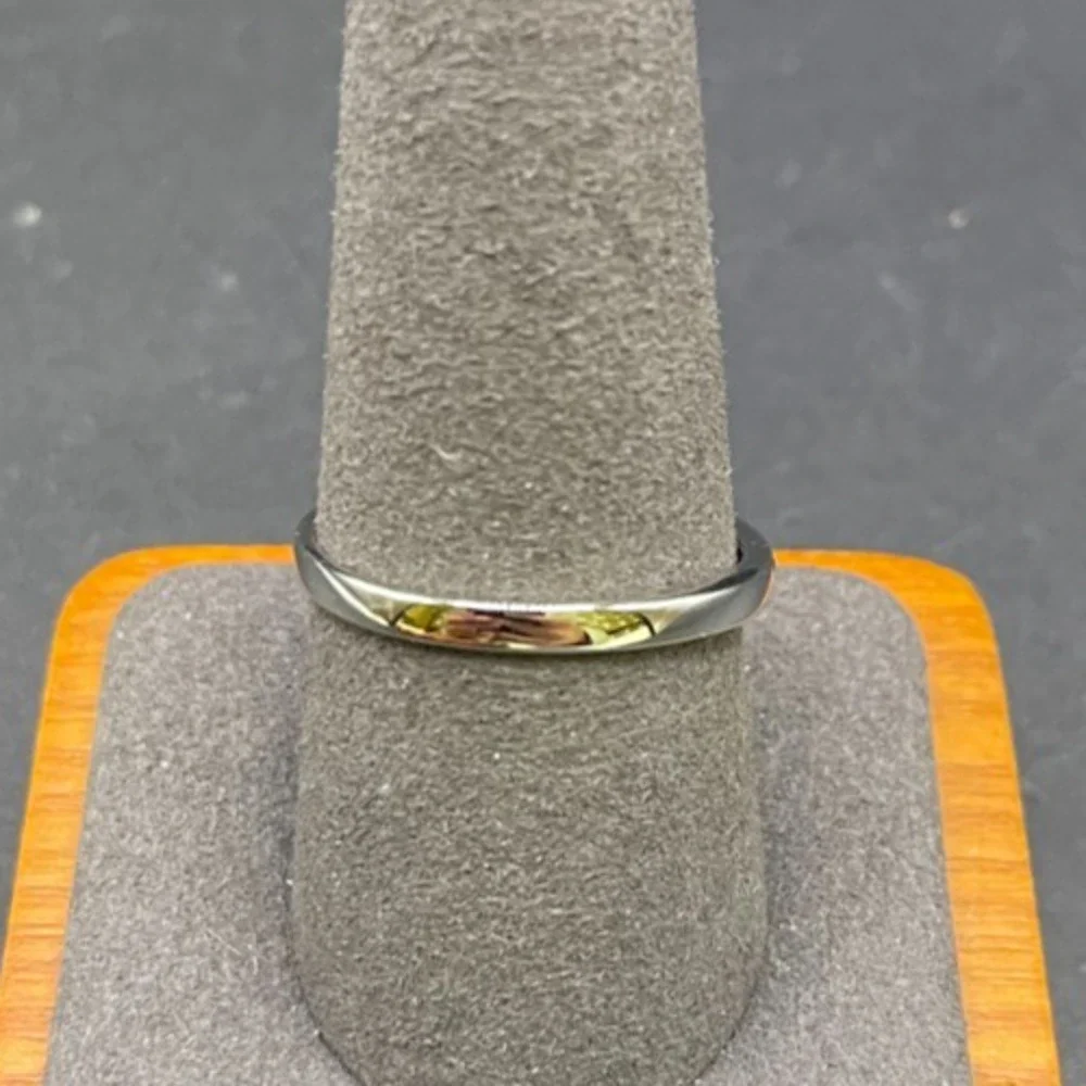 Pandora 925 Sterling Silver Stacking Band Ring Size 10 Marked Canada ALE
